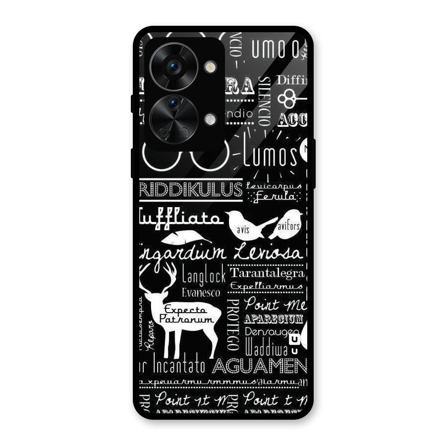 Deer Key Spell Glass Back Case for OnePlus Nord 2T