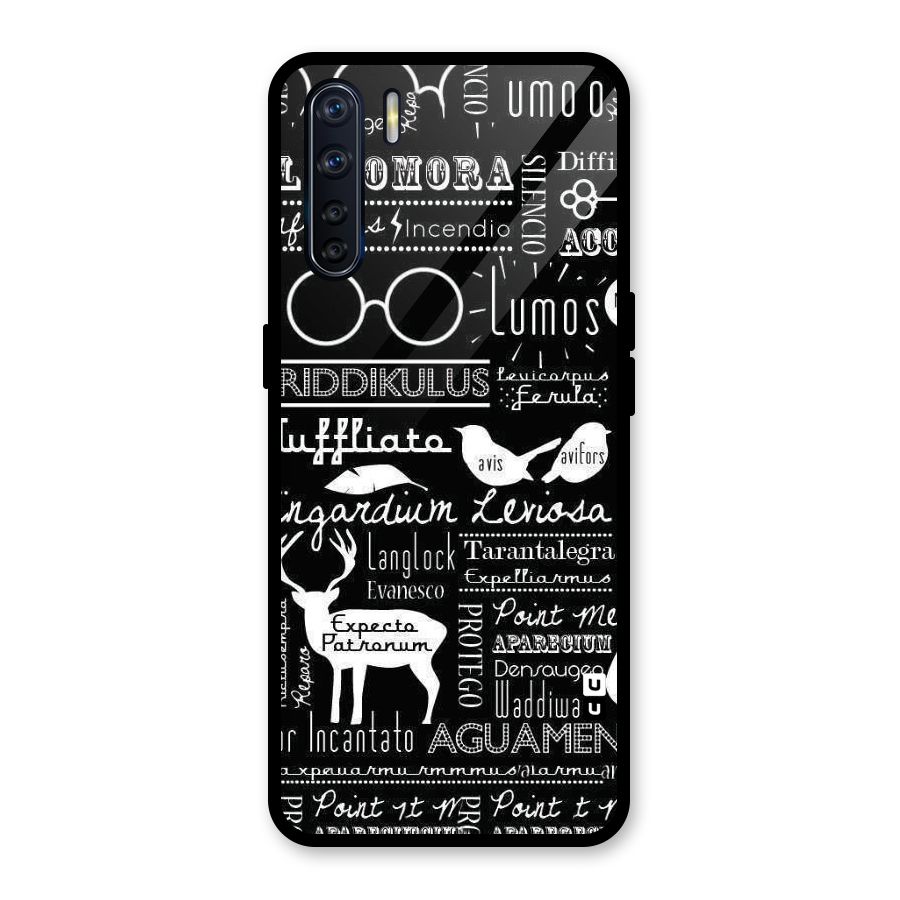 Deer Key Spell Glass Back Case for Oppo F15