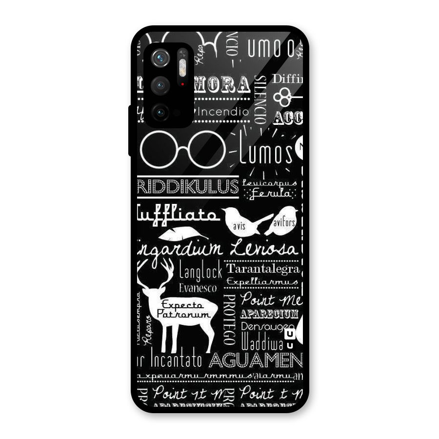 Deer Key Spell Glass Back Case for Poco M3 Pro 5G