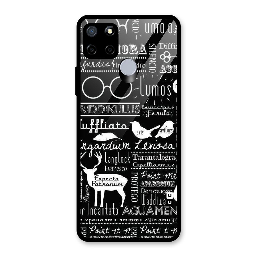 Deer Key Spell Glass Back Case for Realme C12