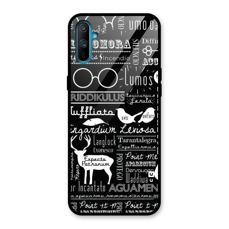 Deer Key Spell Glass Back Case for Realme C3