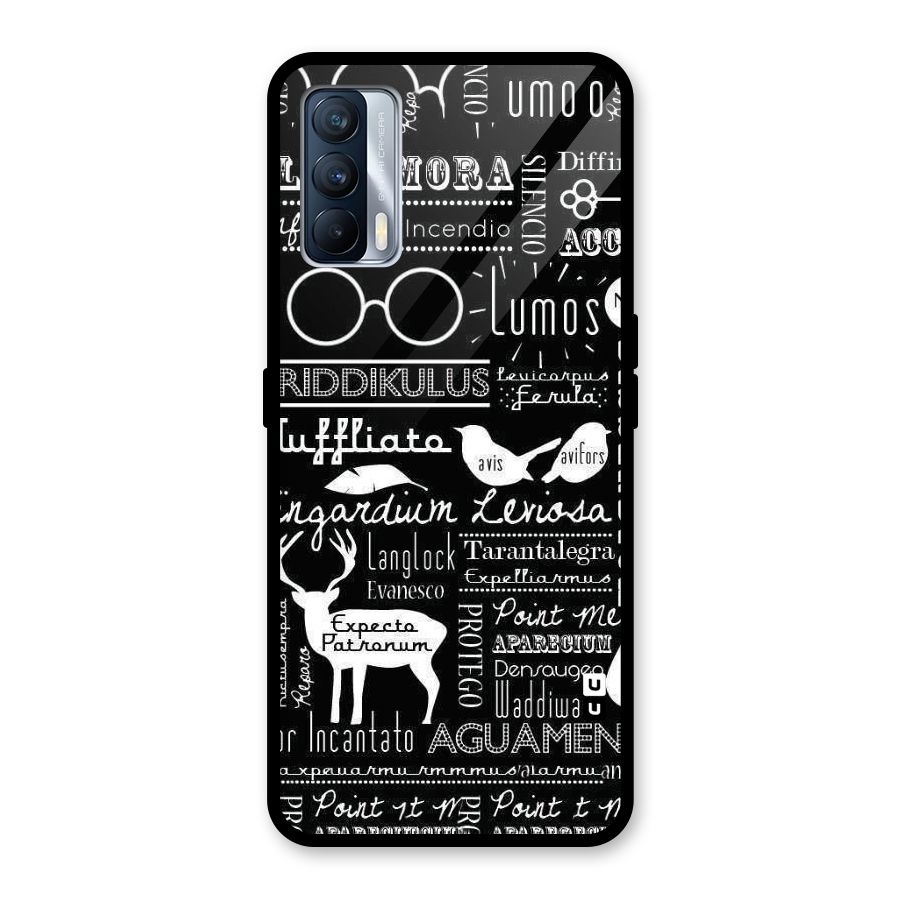 Deer Key Spell Glass Back Case for Realme X7