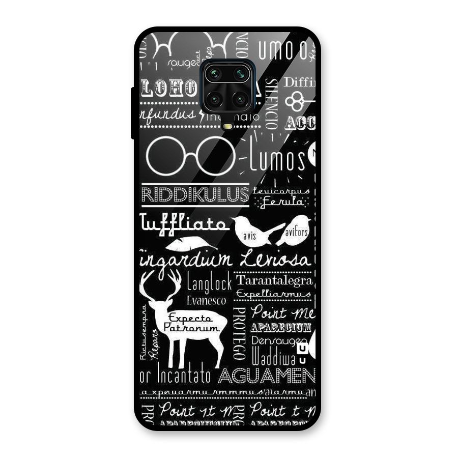 Deer Key Spell Glass Back Case for Redmi Note 10 Lite