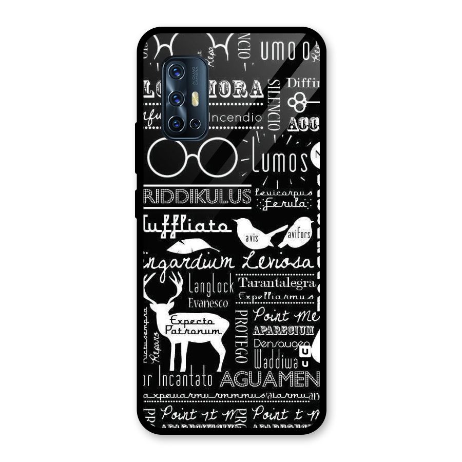 Deer Key Spell Glass Back Case for Vivo V17