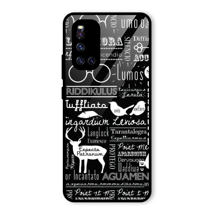 Deer Key Spell Glass Back Case for Vivo V19