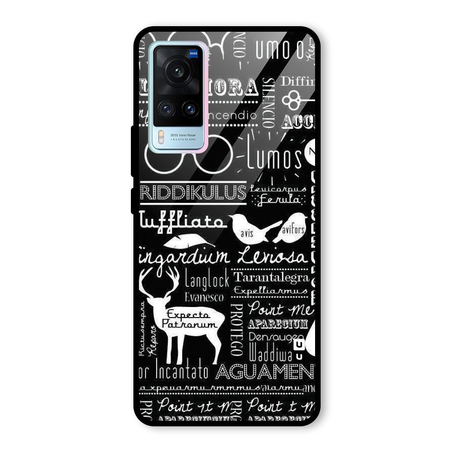 Deer Key Spell Glass Back Case for Vivo X60