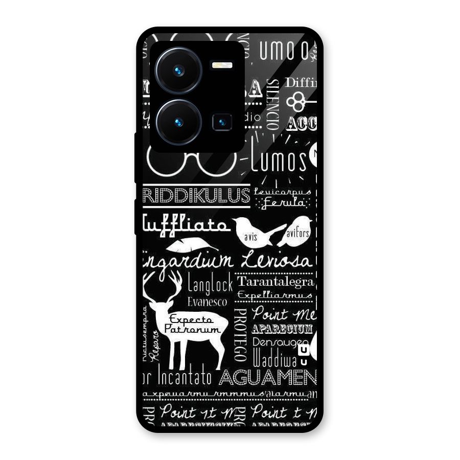 Deer Key Spell Glass Back Case for Vivo Y35