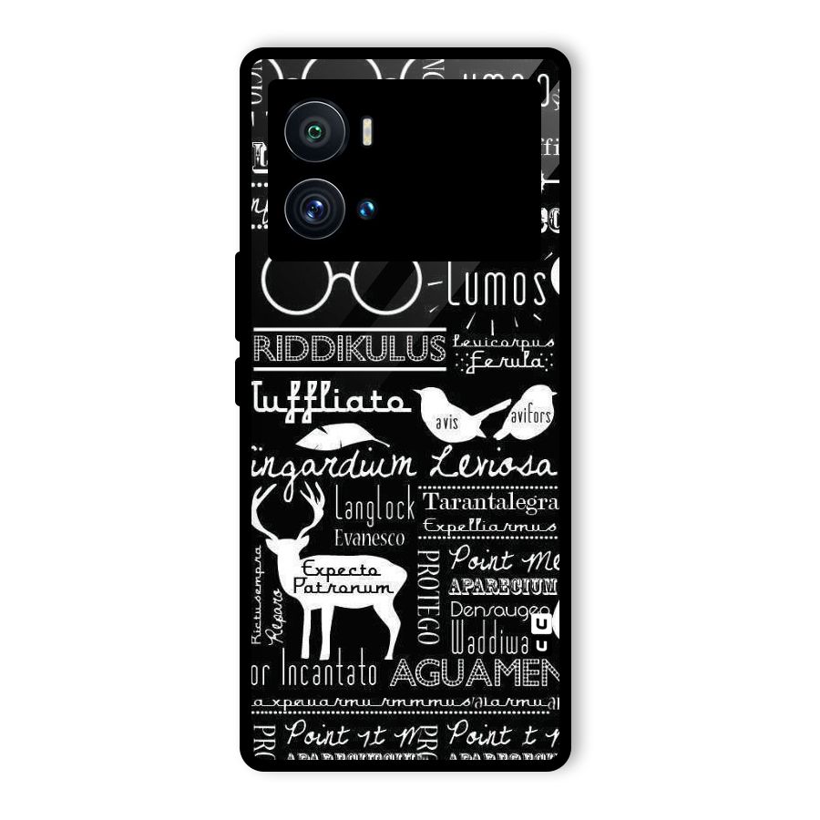 Deer Key Spell Glass Back Case for Vivo iQOO 9 Pro