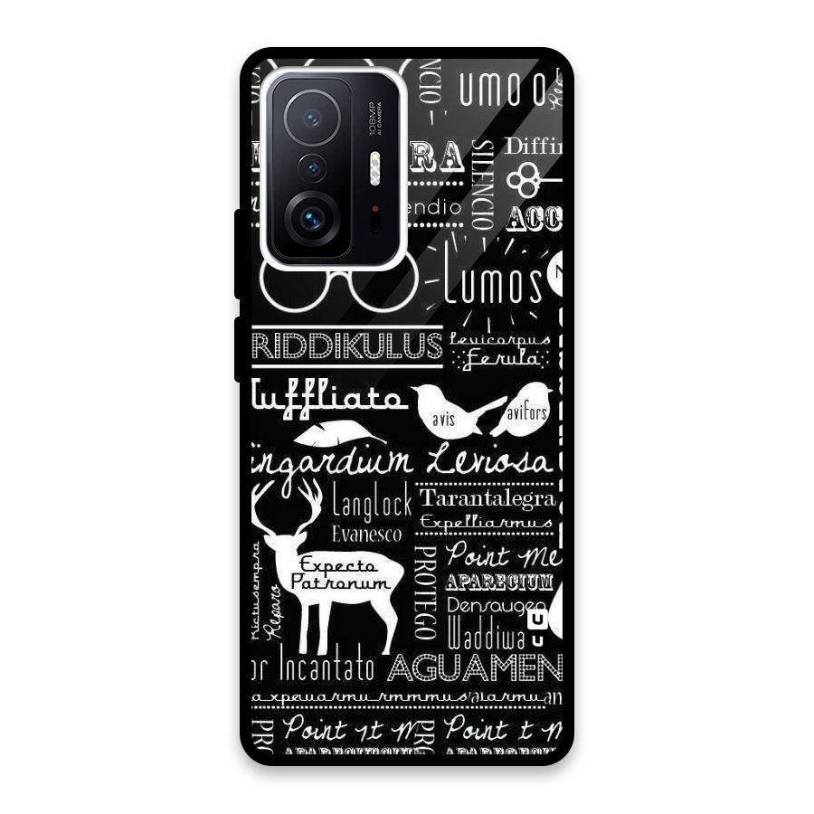 Deer Key Spell Glass Back Case for Xiaomi 11T Pro