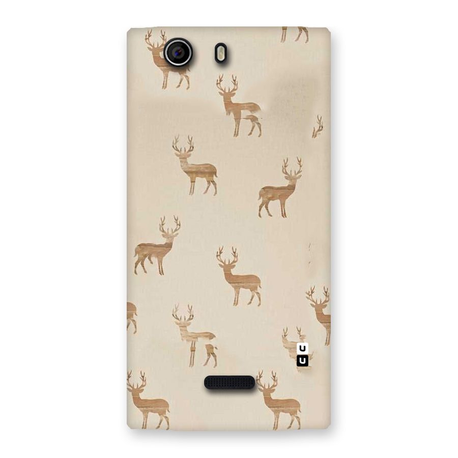 Deer Pattern Back Case for Canvas Nitro 2 E311