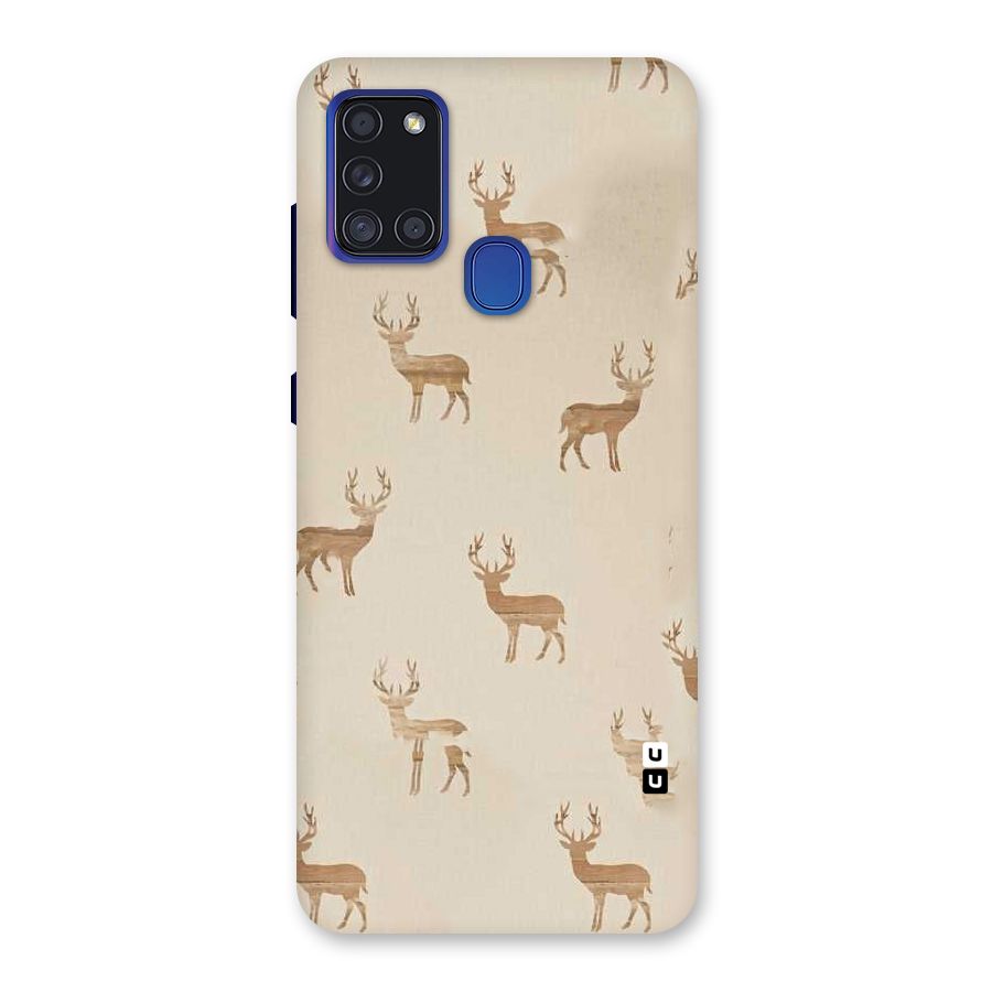 Deer Pattern Back Case for Galaxy A21s