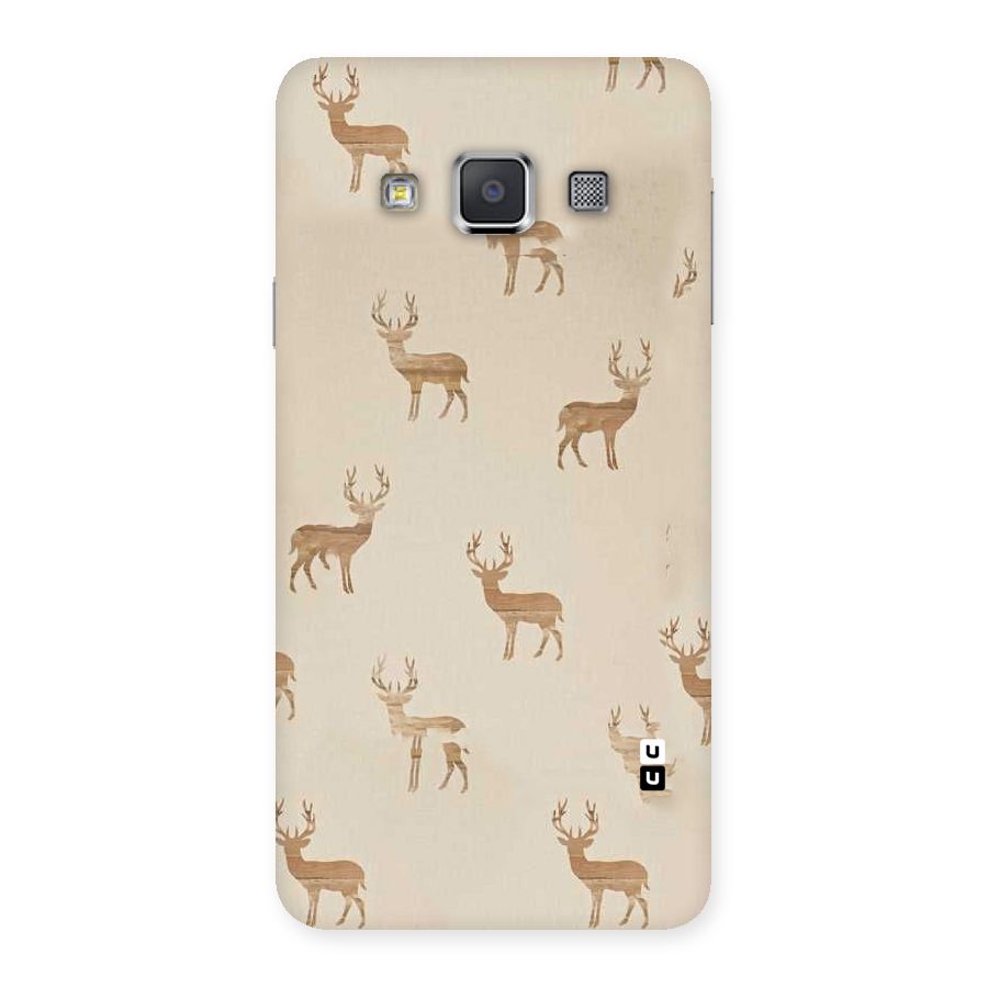 Deer Pattern Back Case for Galaxy A3