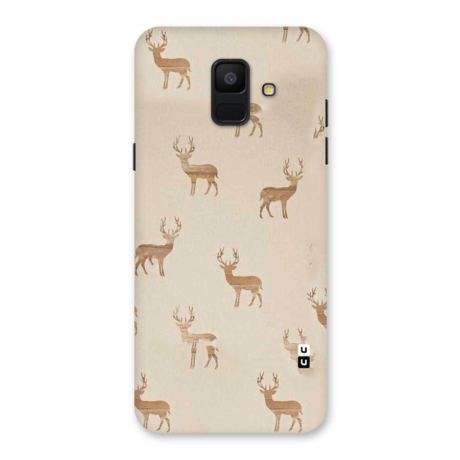 Deer Pattern Back Case for Galaxy A6 (2018)