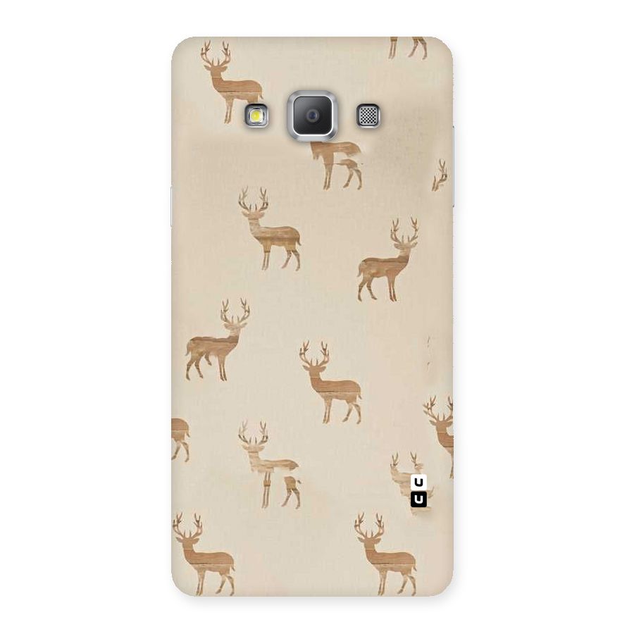 Deer Pattern Back Case for Galaxy A7