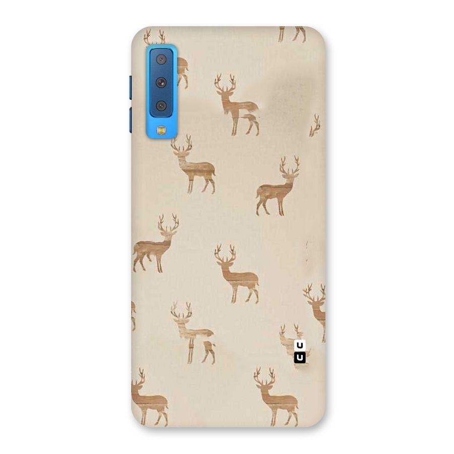 Deer Pattern Back Case for Galaxy A7 (2018)