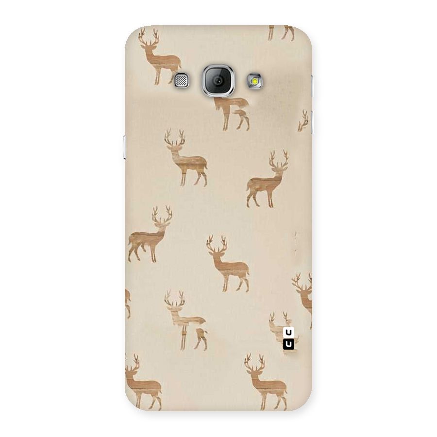 Deer Pattern Back Case for Galaxy A8