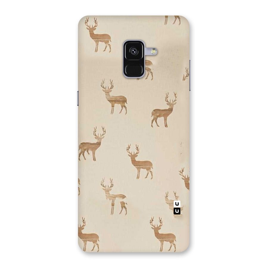 Deer Pattern Back Case for Galaxy A8 Plus