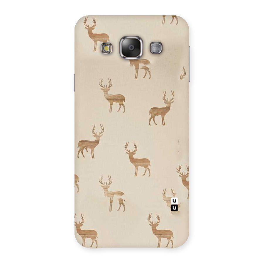 Deer Pattern Back Case for Galaxy E7