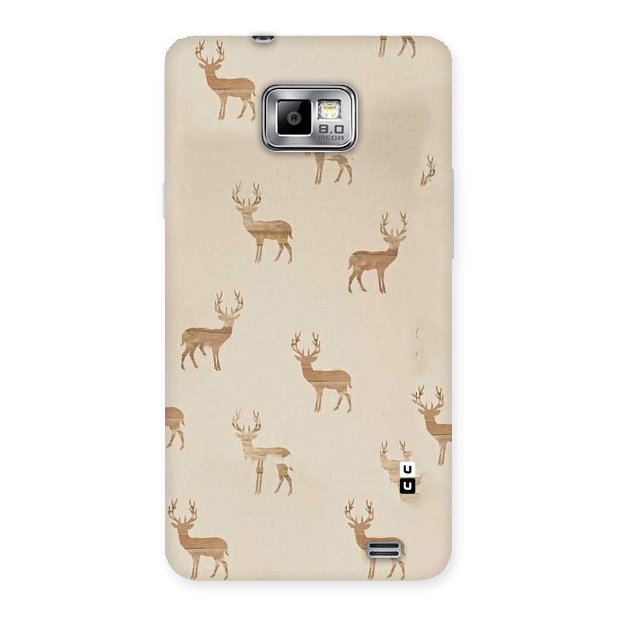 Deer Pattern Back Case for Galaxy S2
