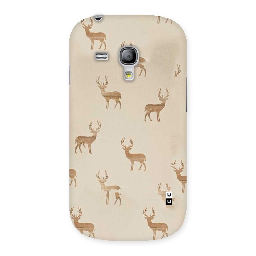 Deer Pattern Back Case for Galaxy S3 Mini