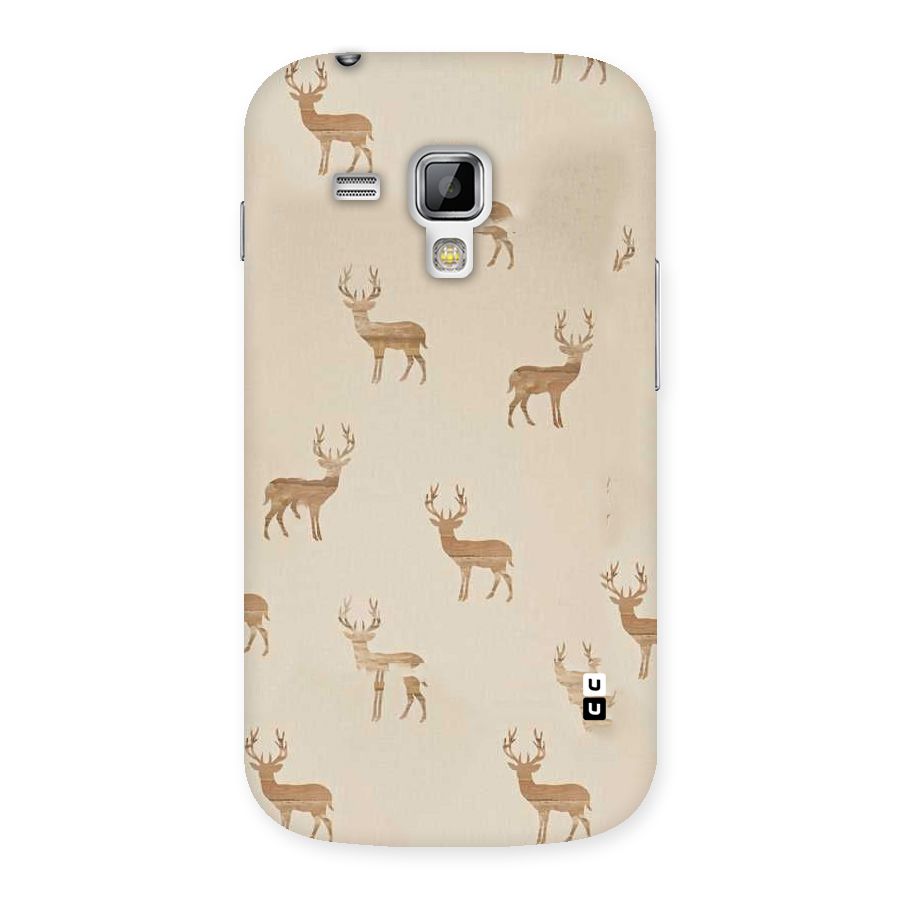 Deer Pattern Back Case for Galaxy S Duos