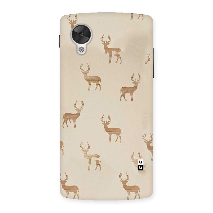 Deer Pattern Back Case for Google Nexsus 5