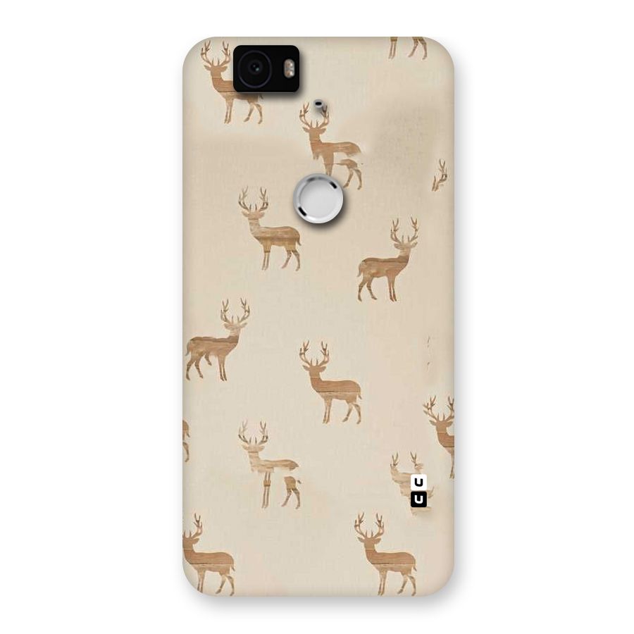 Deer Pattern Back Case for Google Nexus-6P