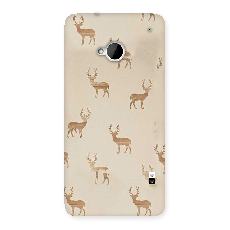 Deer Pattern Back Case for HTC One M7