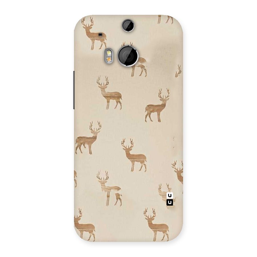 Deer Pattern Back Case for HTC One M8