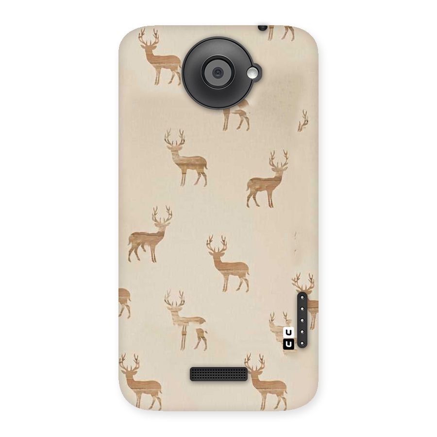 Deer Pattern Back Case for HTC One X