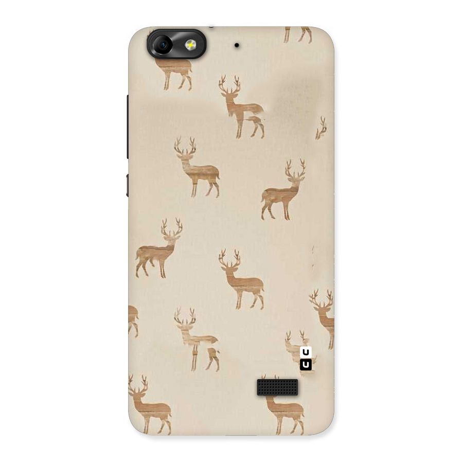 Deer Pattern Back Case for Honor 4C