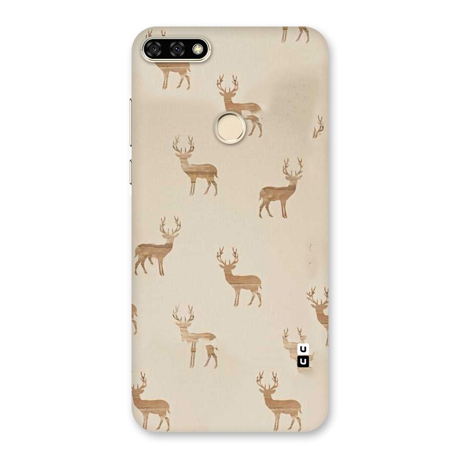 Deer Pattern Back Case for Honor 7A