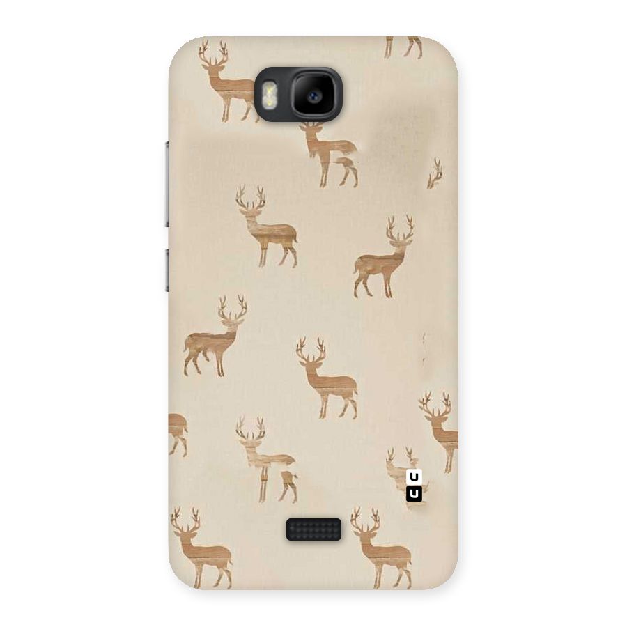 Deer Pattern Back Case for Honor Bee