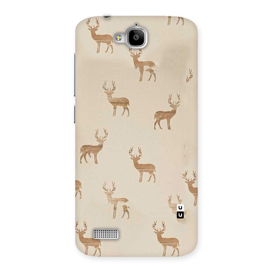 Deer Pattern Back Case for Honor Holly