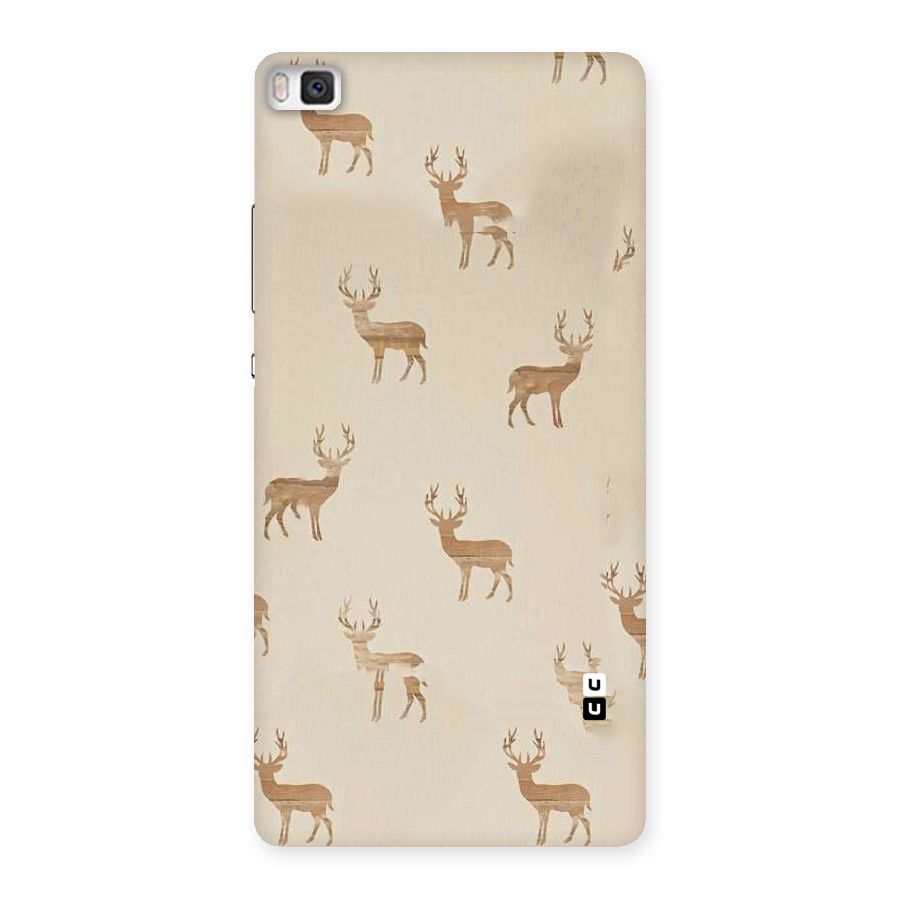 Deer Pattern Back Case for Huawei P8