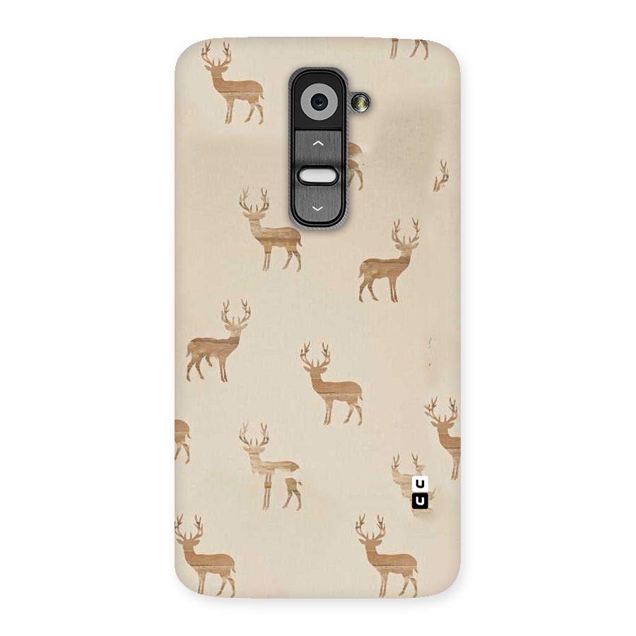 Deer Pattern Back Case for LG G2