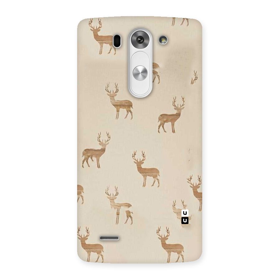 Deer Pattern Back Case for LG G3 Beat