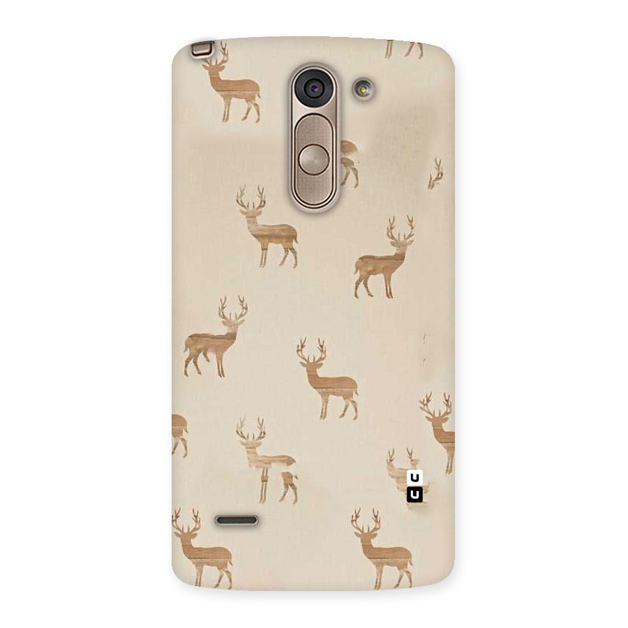 Deer Pattern Back Case for LG G3 Stylus
