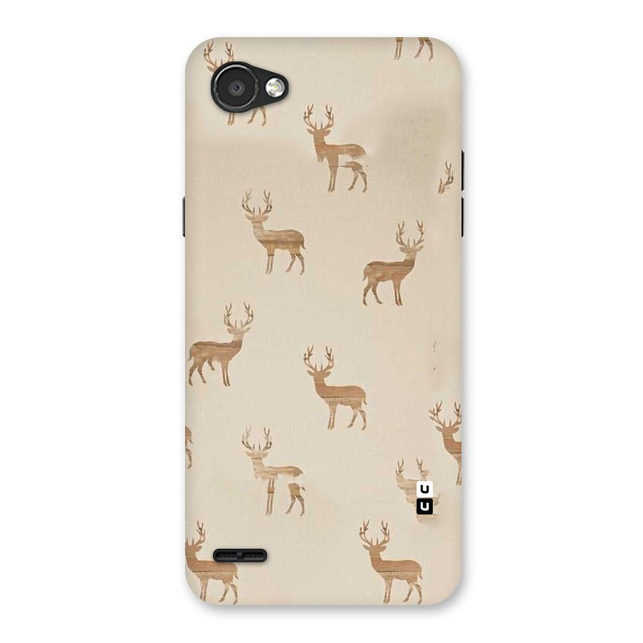 Deer Pattern Back Case for LG Q6