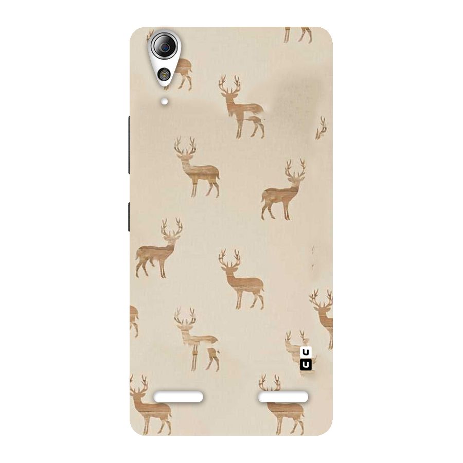 Deer Pattern Back Case for Lenovo A6000 Plus