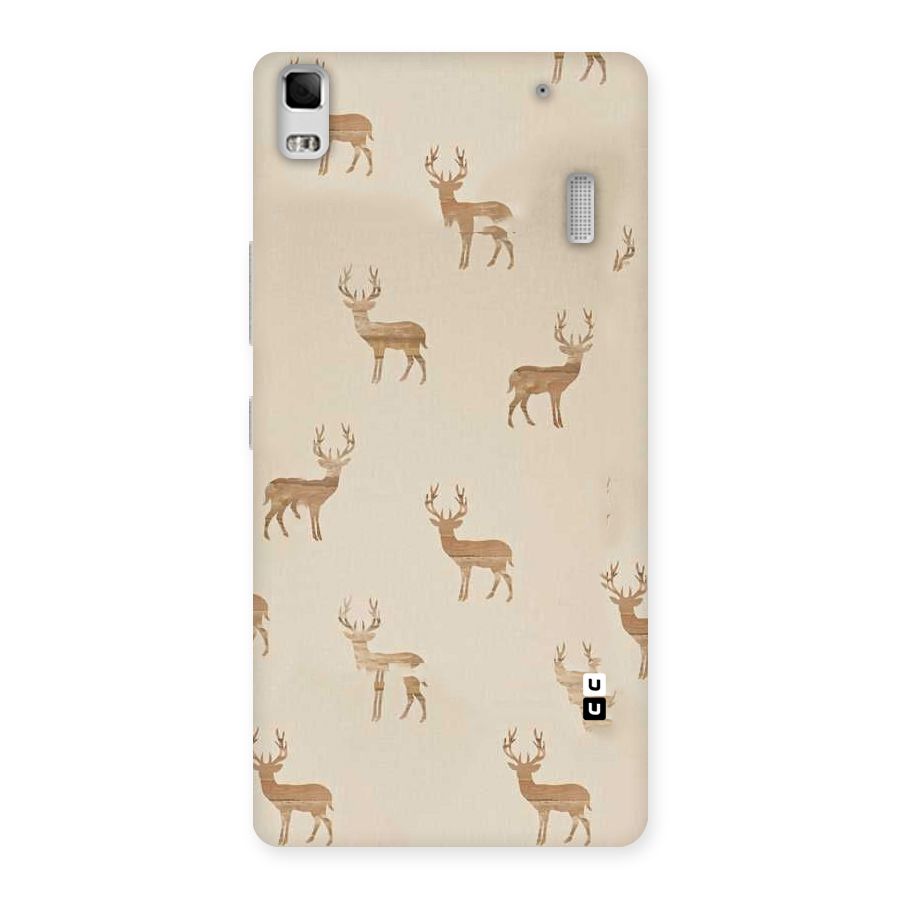 Deer Pattern Back Case for Lenovo K3 Note