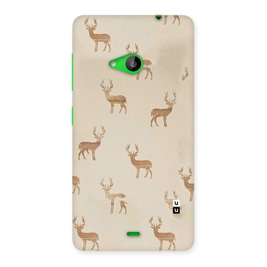 Deer Pattern Back Case for Lumia 535
