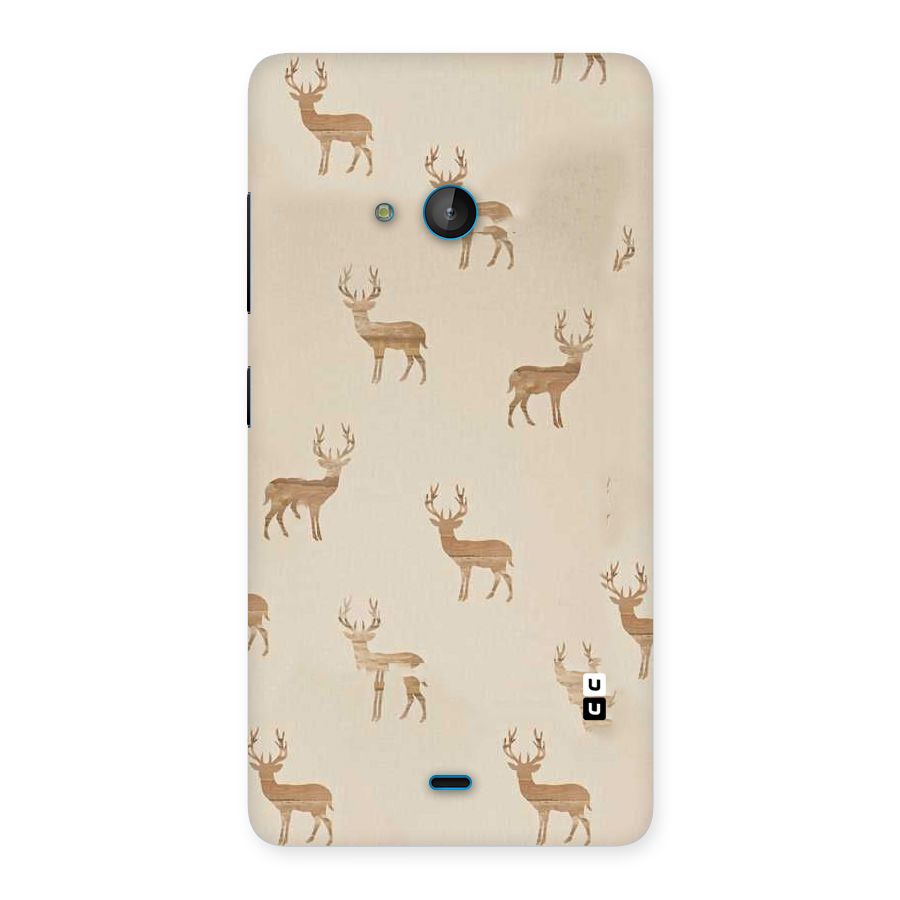 Deer Pattern Back Case for Lumia 540