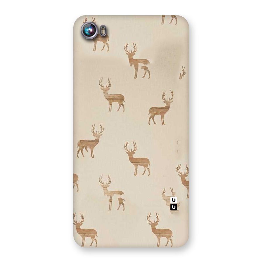 Deer Pattern Back Case for Micromax Canvas Fire 4 A107