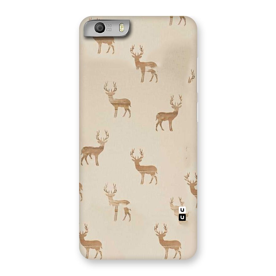 Deer Pattern Back Case for Micromax Canvas Knight 2