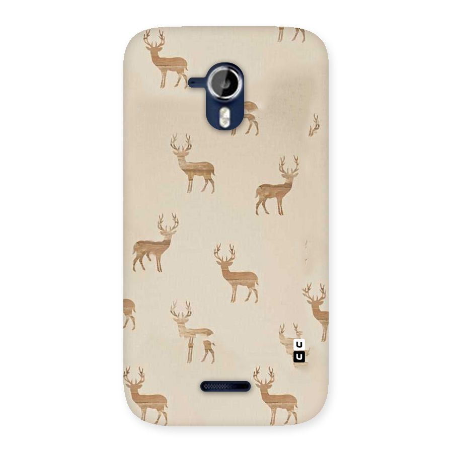 Deer Pattern Back Case for Micromax Canvas Magnus A117