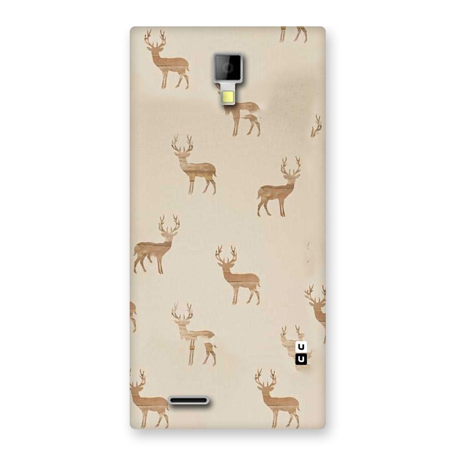Deer Pattern Back Case for Micromax Canvas Xpress A99