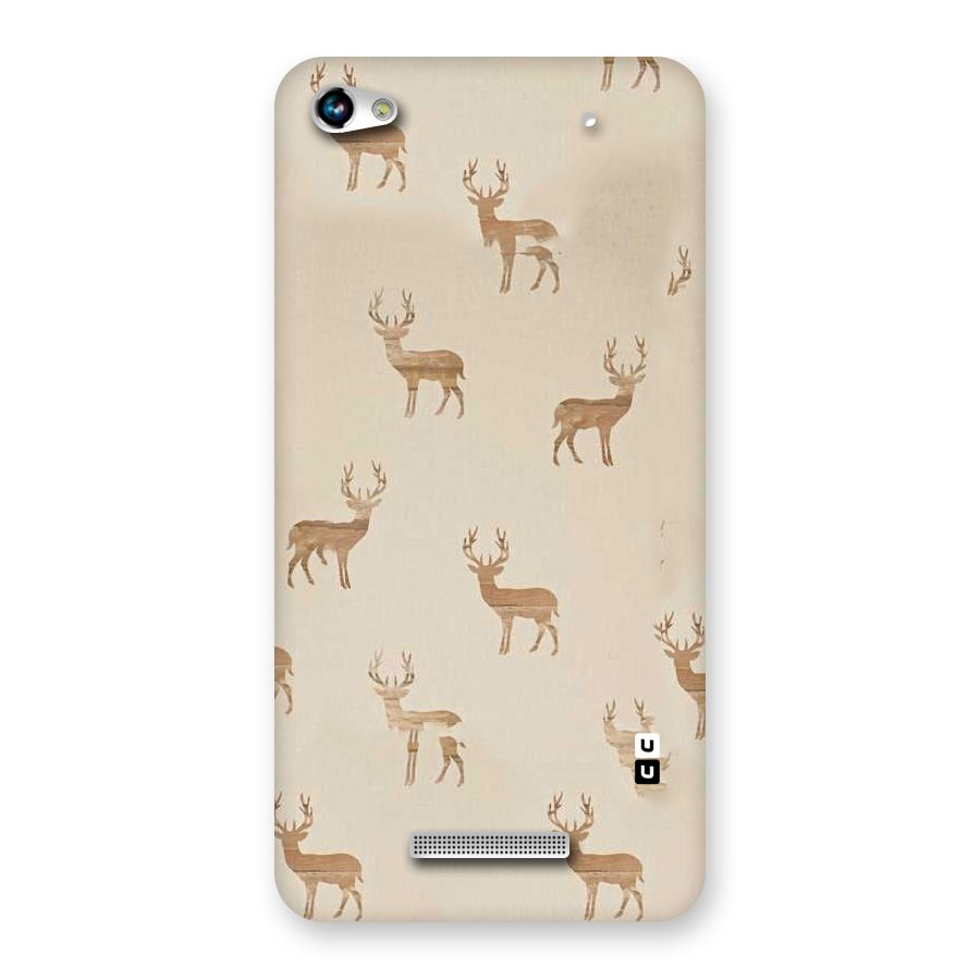 Deer Pattern Back Case for Micromax Hue 2
