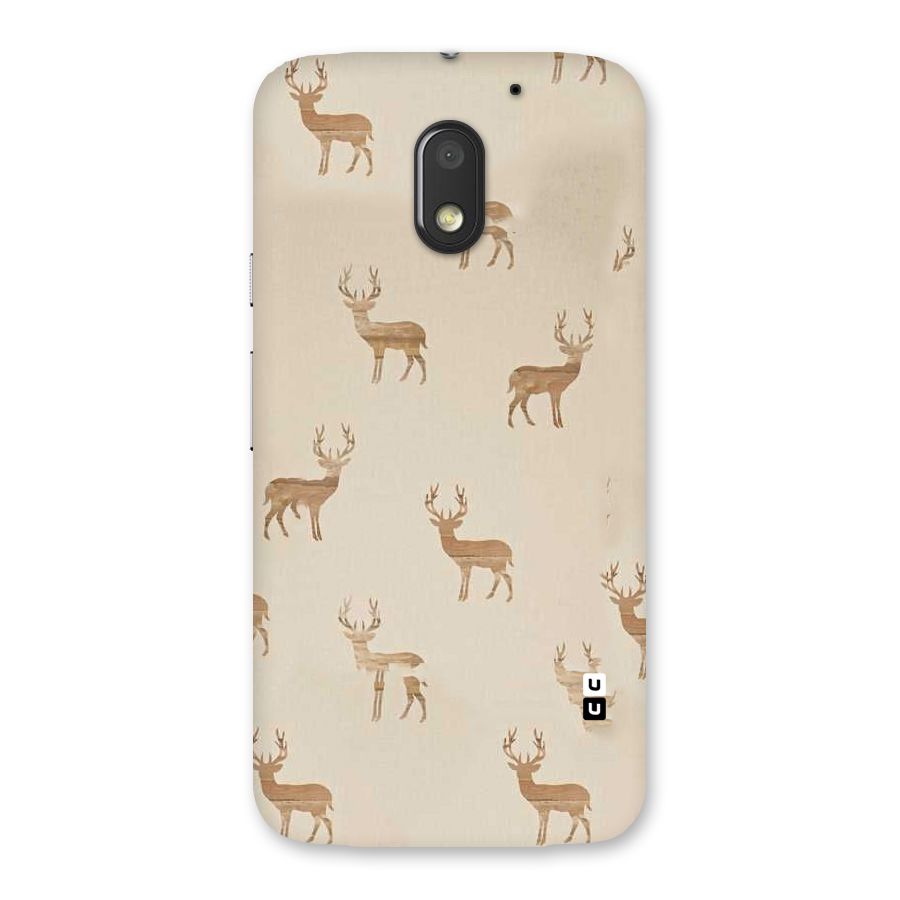Deer Pattern Back Case for Moto E3 Power