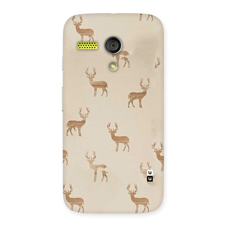 Deer Pattern Back Case for Moto G